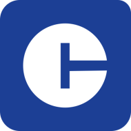 CT org logo. It contains a white C within a blue square.